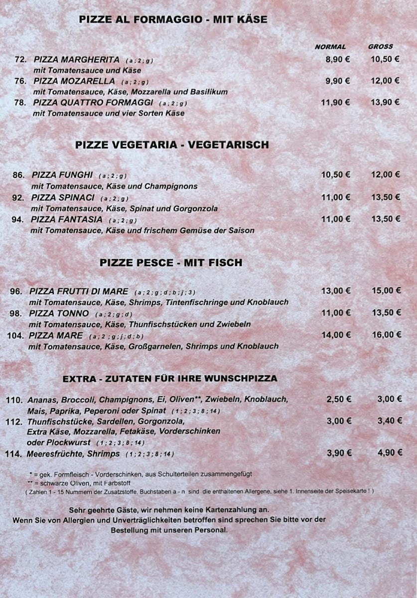 Menu Ristorante Pizzeria Marzano-6