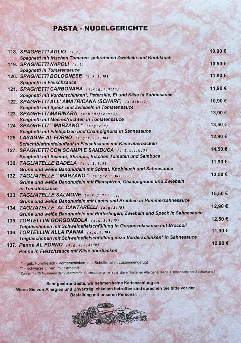 Menu Ristorante Pizzeria Marzano-7