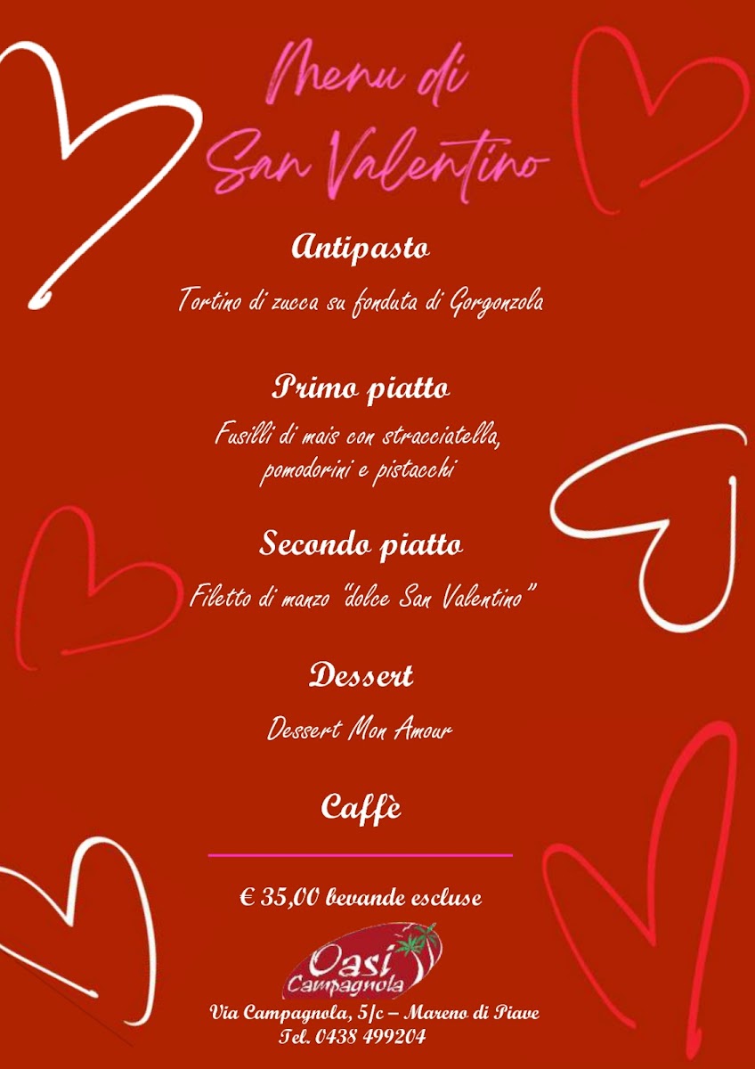 Menu Ristorante Pizzeria Oasi Campagnola-1