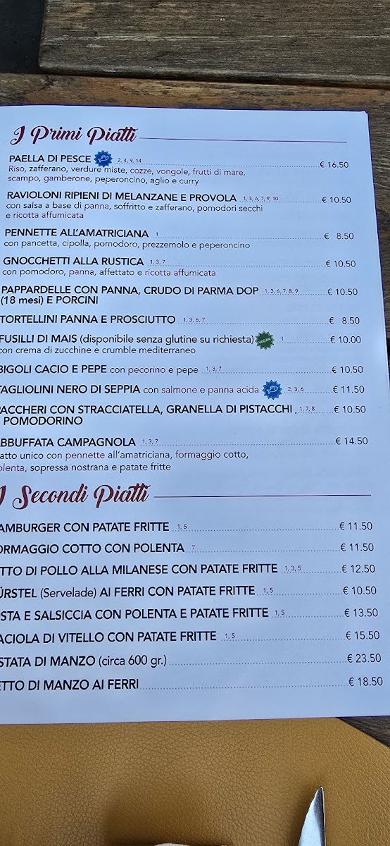 Menu Ristorante Pizzeria Oasi Campagnola-2