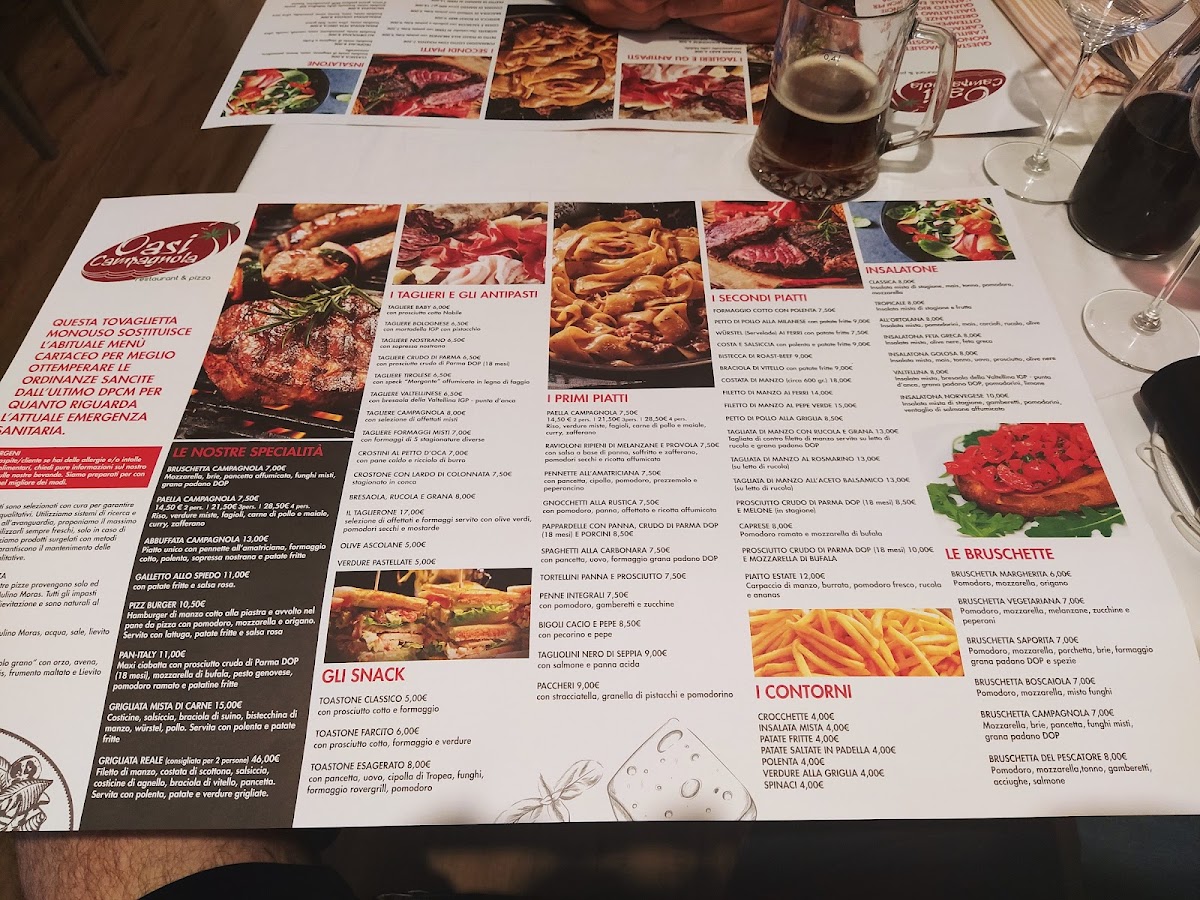 Menu Ristorante Pizzeria Oasi Campagnola-4
