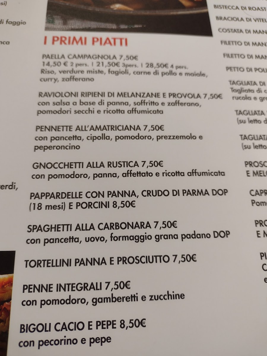 Menu Ristorante Pizzeria Oasi Campagnola-6