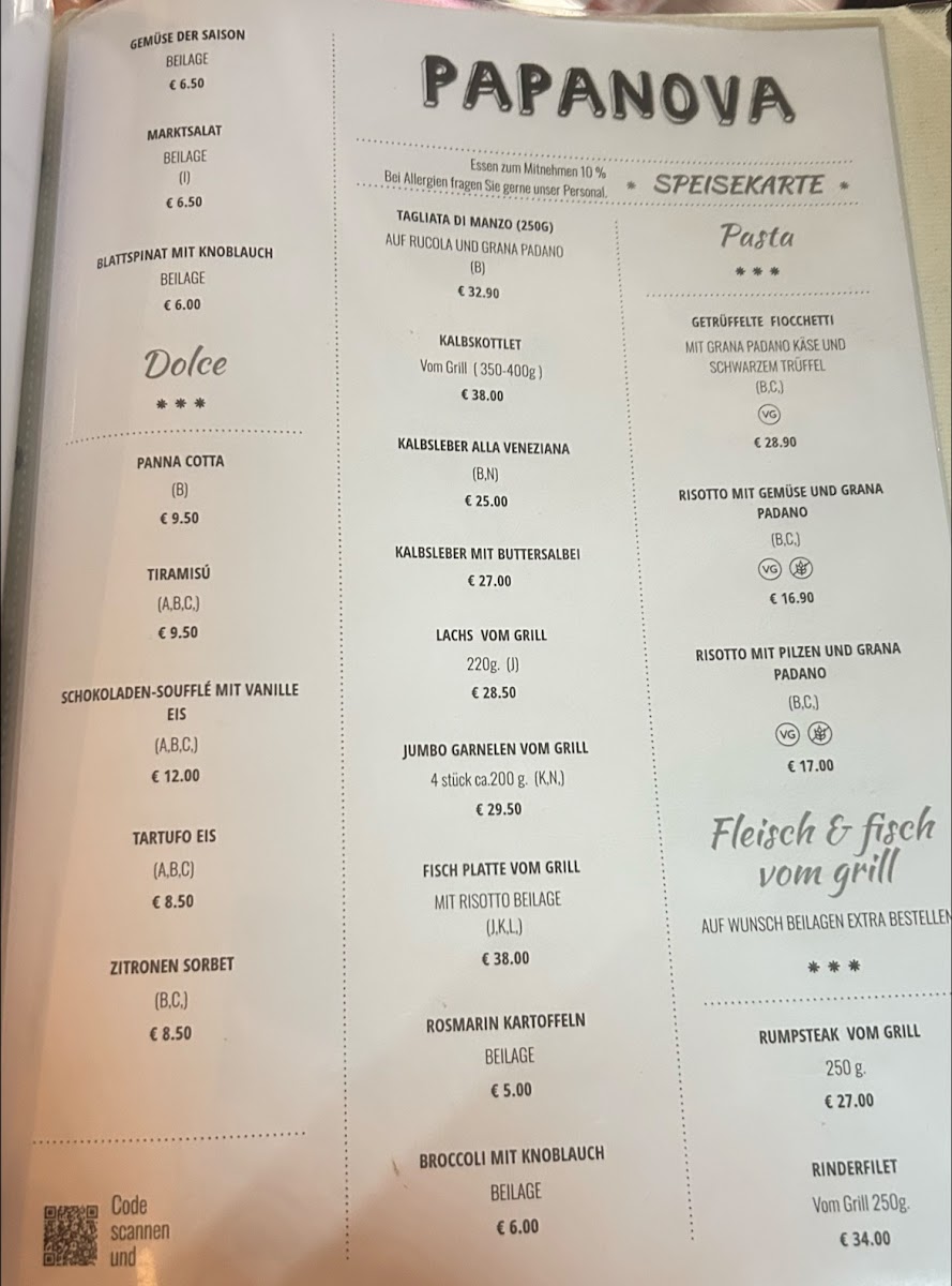 Menu Ristorante Pizzeria - Papanova-5