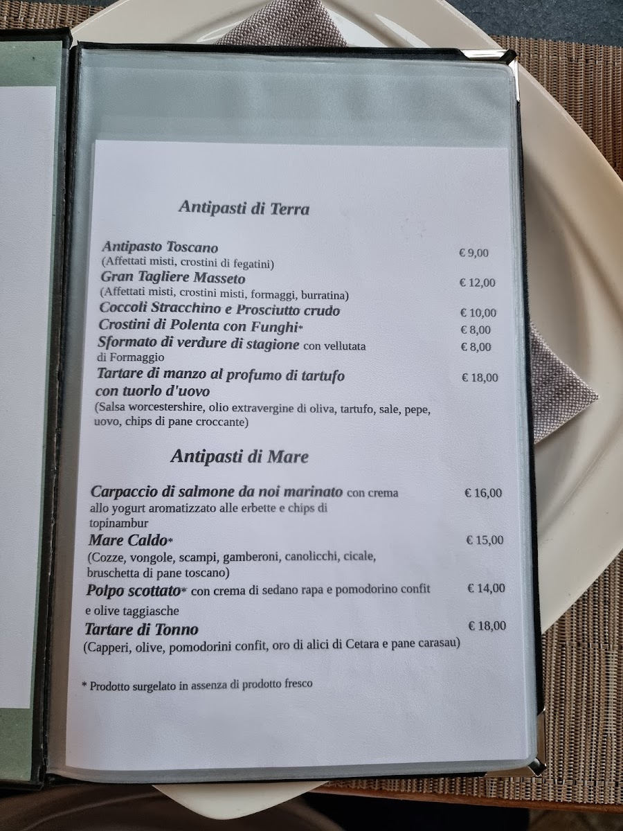 Menu Ristorante Pizzeria Poggio Il Masseto-7