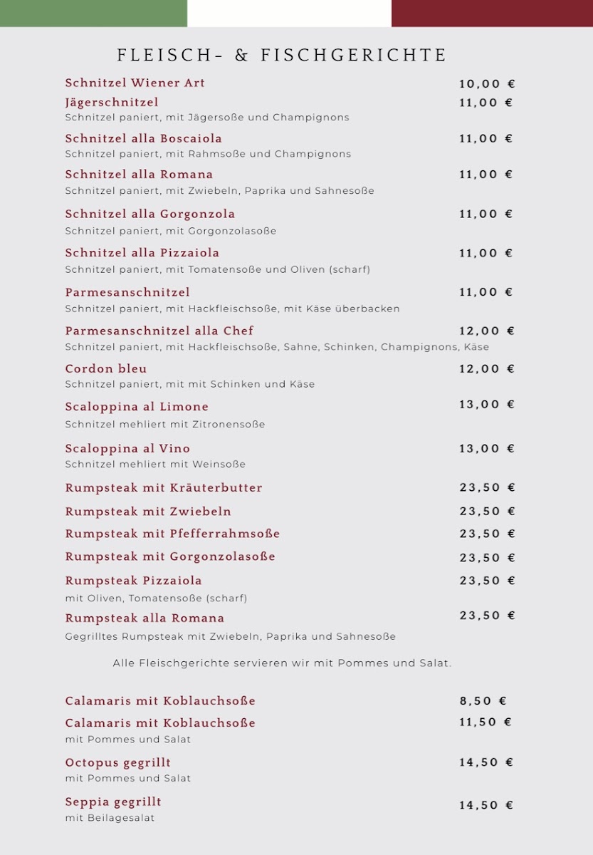 Menu Ristorante Pizzeria Romana-1