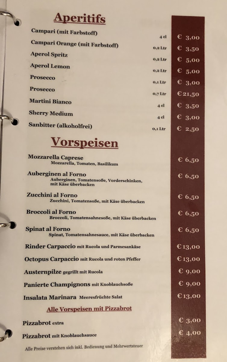 Menu Ristorante Pizzeria Romana-10