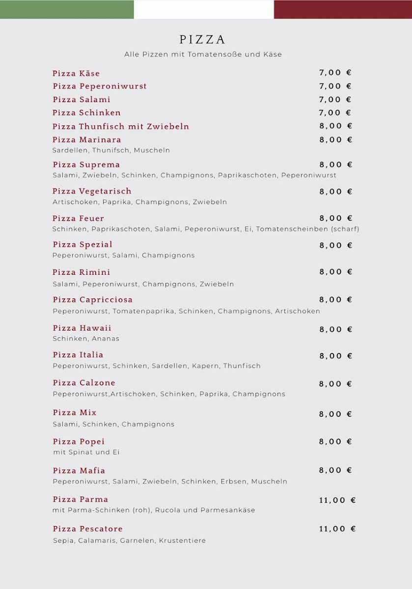 Menu Ristorante Pizzeria Romana-2