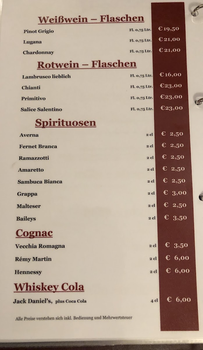 Menu Ristorante Pizzeria Romana-7