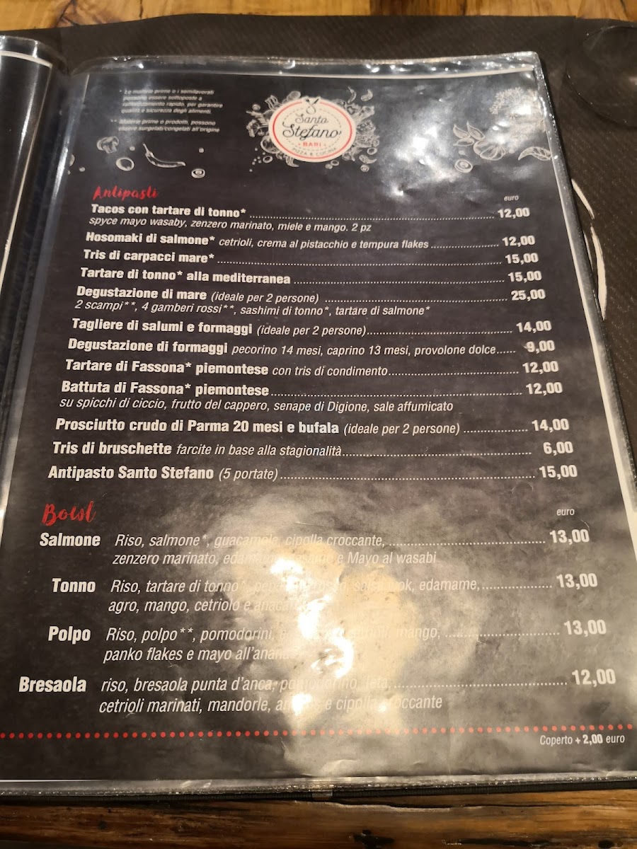 Menu Ristorante Pizzeria Santo Stefano-5