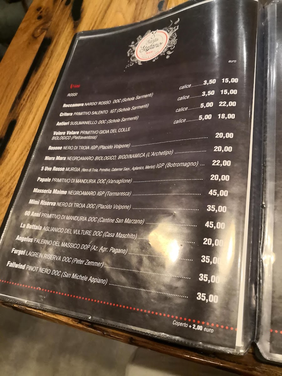 Menu Ristorante Pizzeria Santo Stefano-7