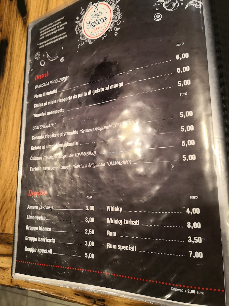 Menu Ristorante Pizzeria Santo Stefano-9
