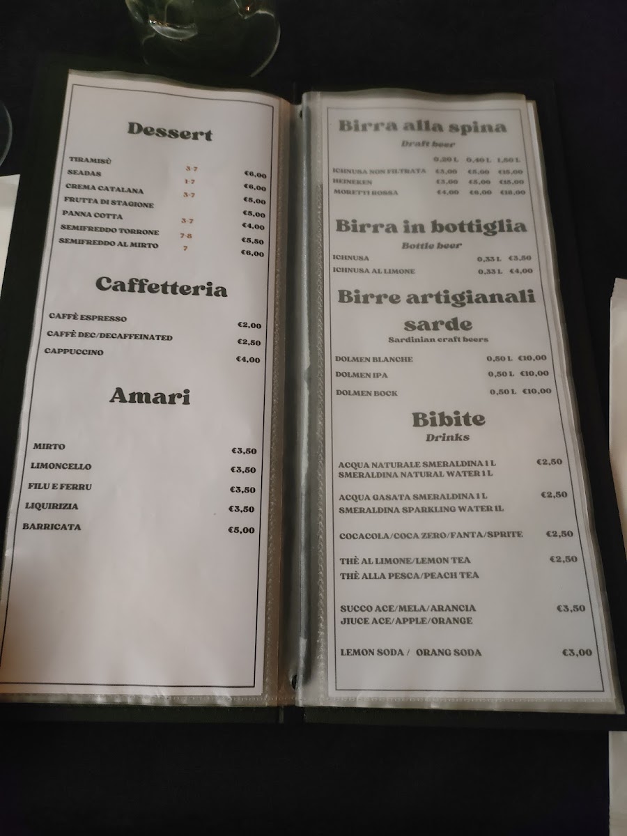 Menu Ristorante Pizzeria Sergent Pepper's La Maddalena-7