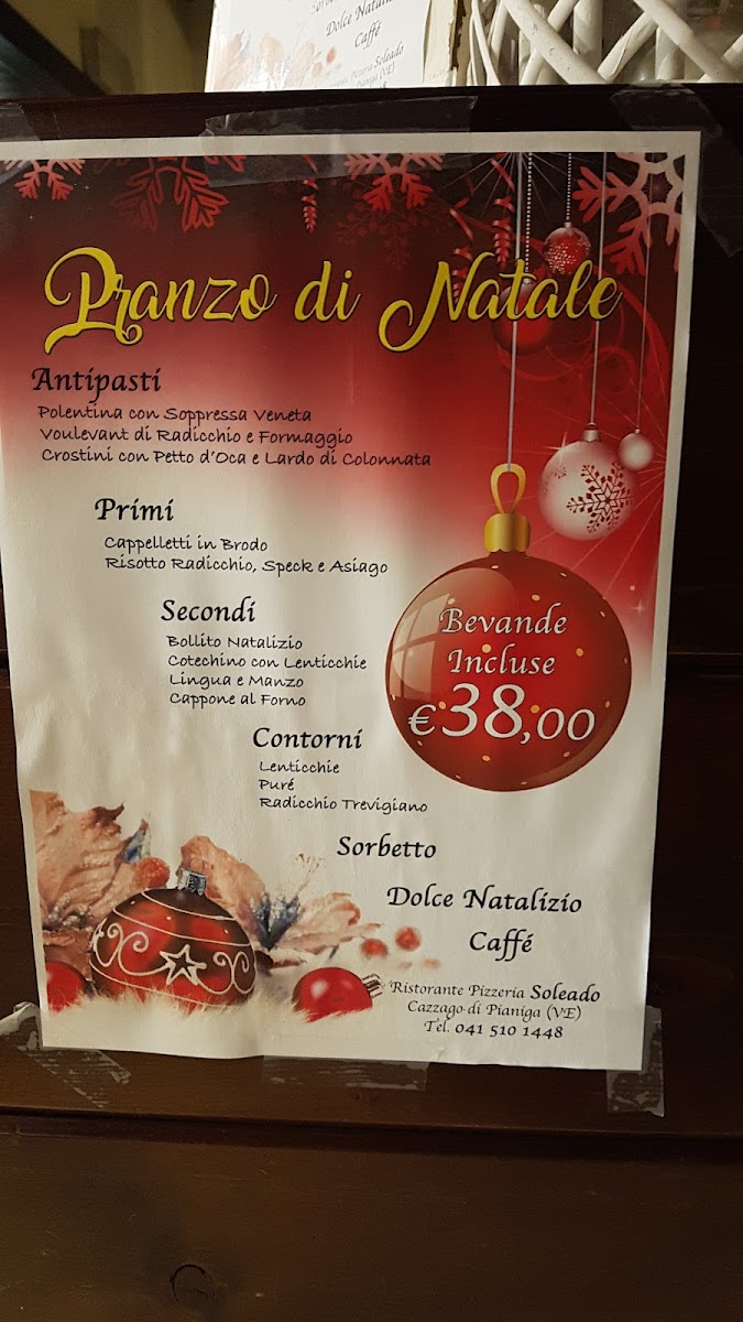 Menu Ristorante Pizzeria Soleado-2