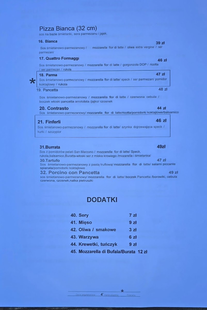 Menu Ristorante Pizzeria To I Owo Legnica-3