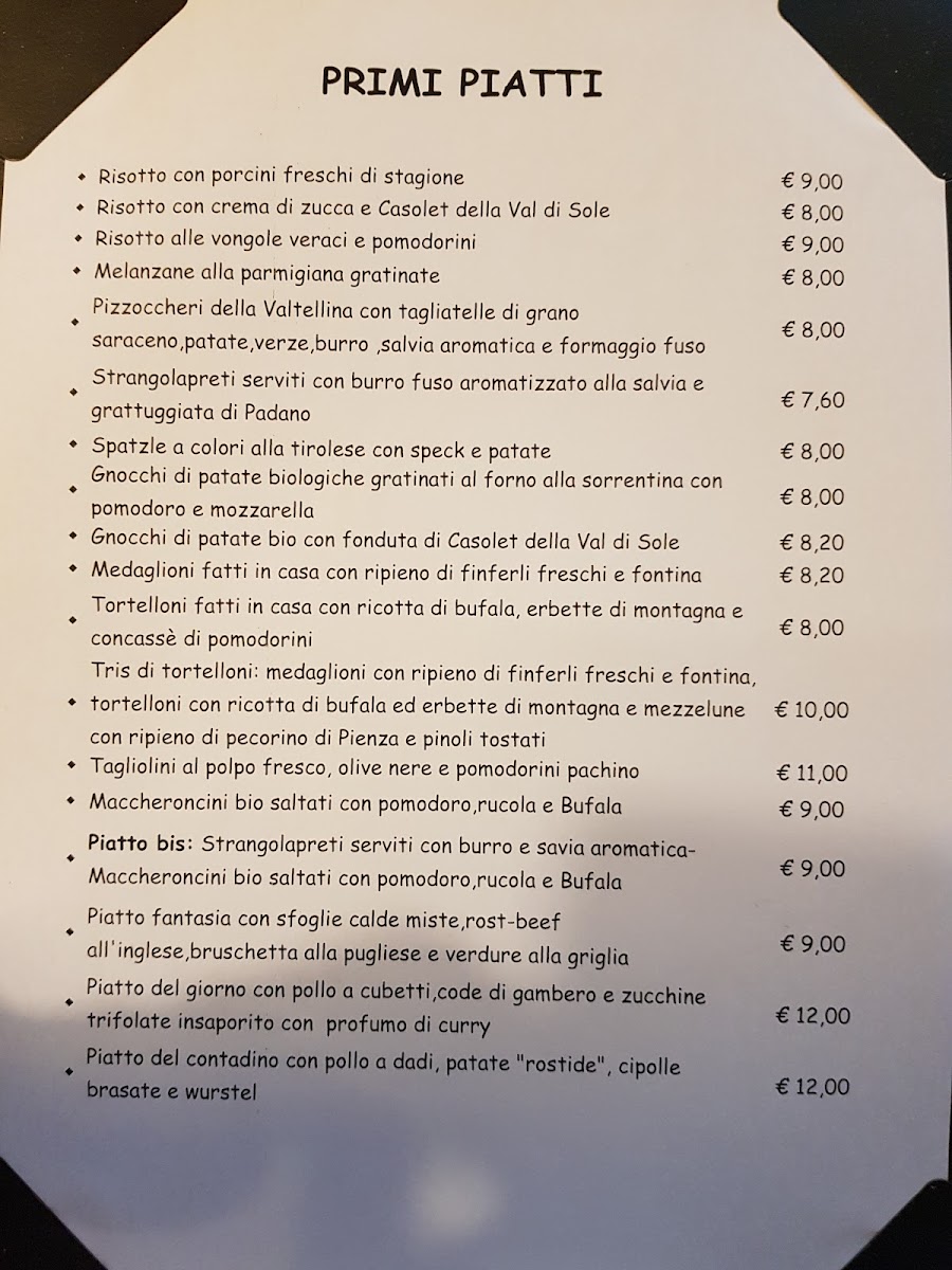 Menu Ristorante Pizzeria Trittico-8