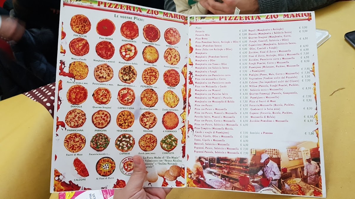 Menu Ristorante Pizzeria Zio Mario-7