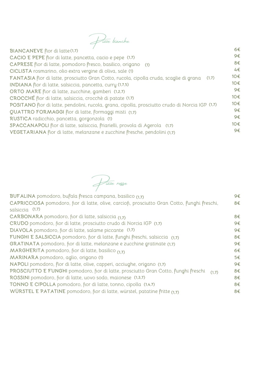 Menu Ristorante Portoverde-1