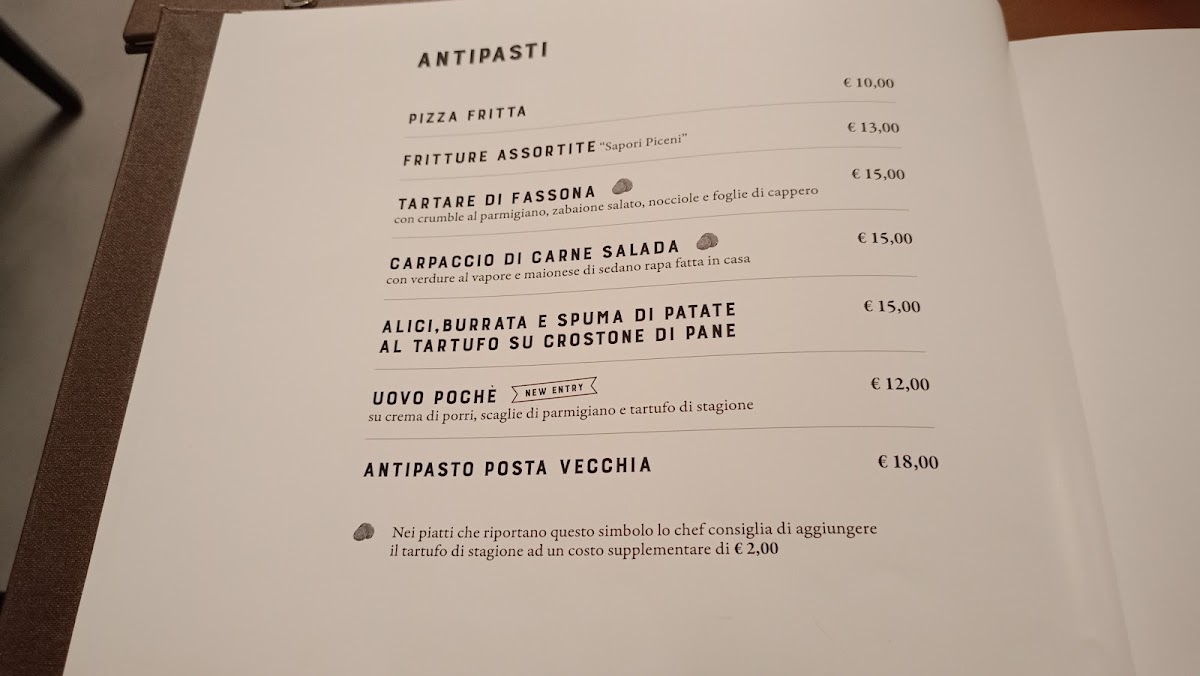 Menu Ristorante Posta Vecchia - Fraz.calcinelli-5