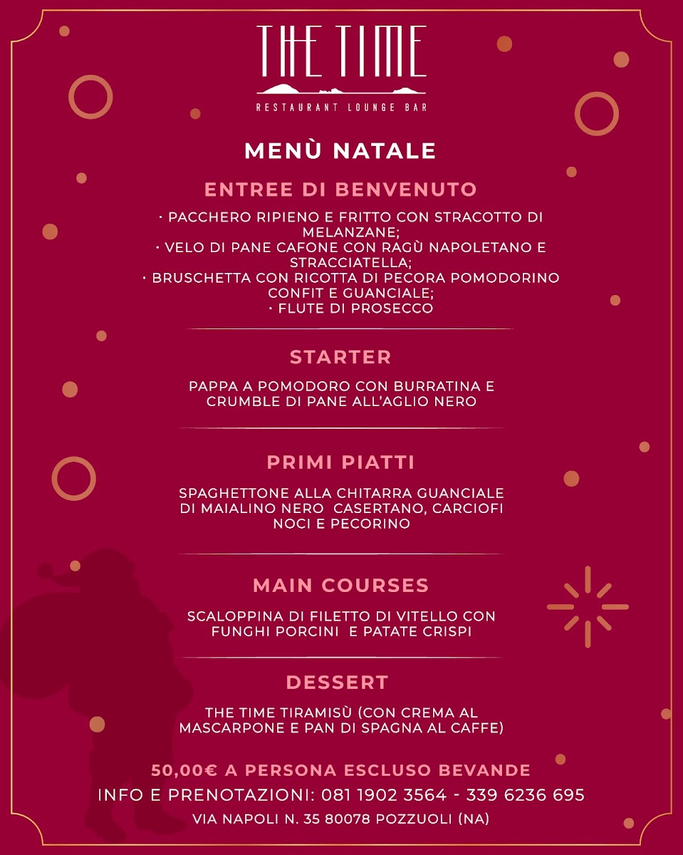 Menu Ristorante Pozzuoli | The Time-3