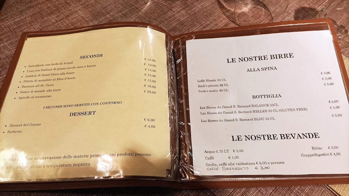 Menu Ristorante Prosciutteria La Grolla-1