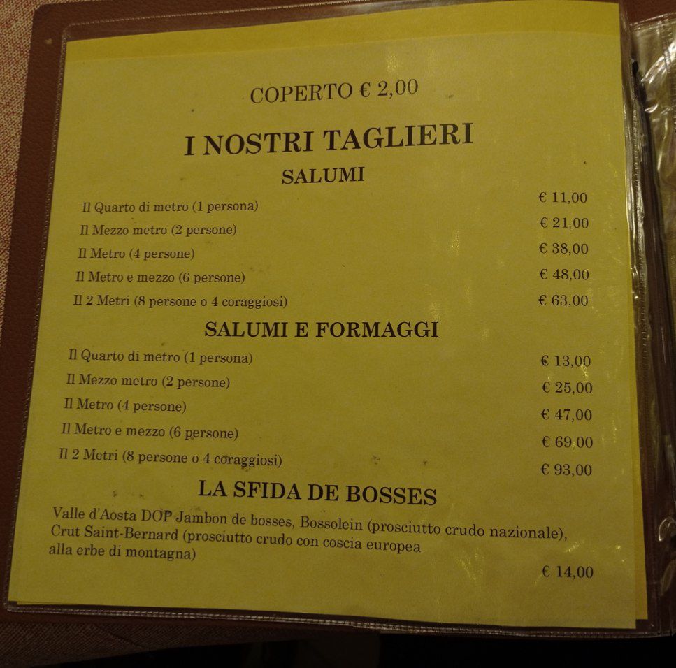 Menu Ristorante Prosciutteria La Grolla-5