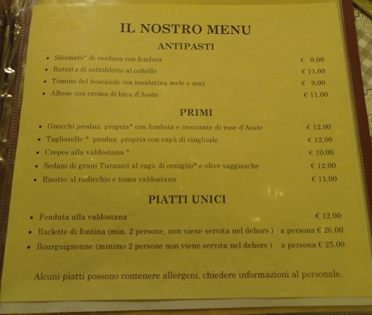 Menu Ristorante Prosciutteria La Grolla-6