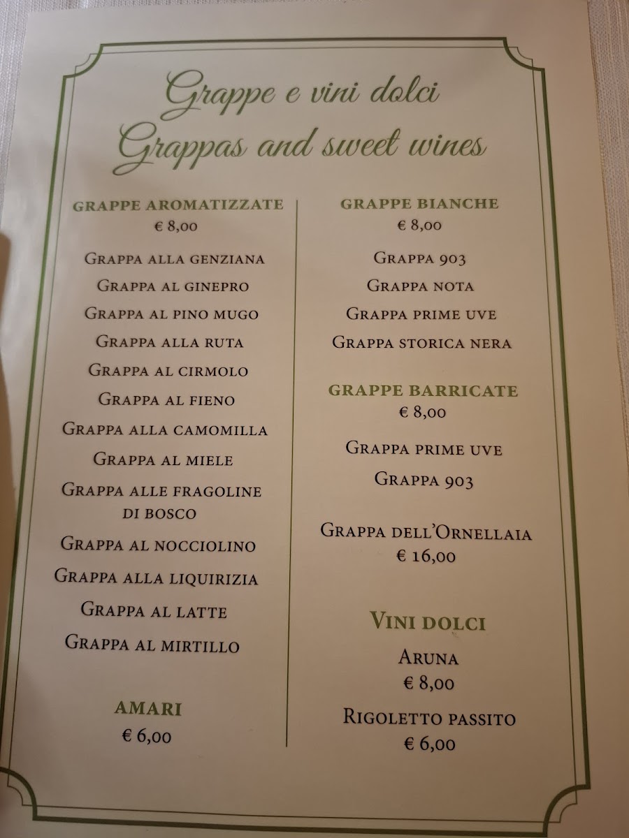 Menu Ristorante Rifugio Ospitale-1
