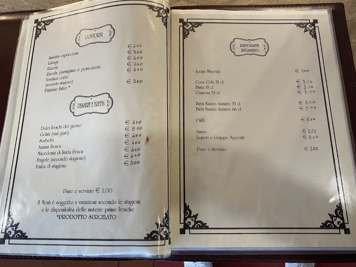 Menu Ristorante Rugantino-6