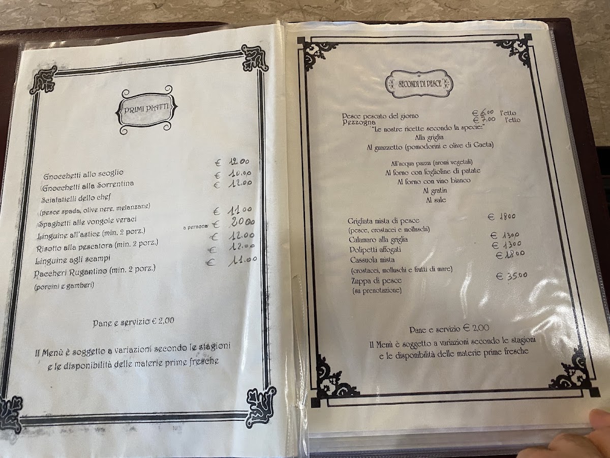 Menu Ristorante Rugantino-8