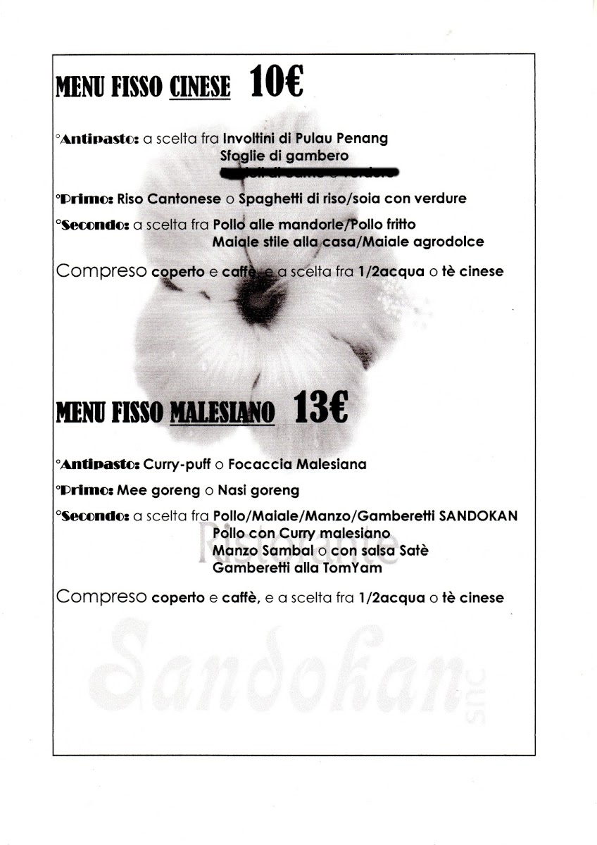 Menu Ristorante Sandokan-8