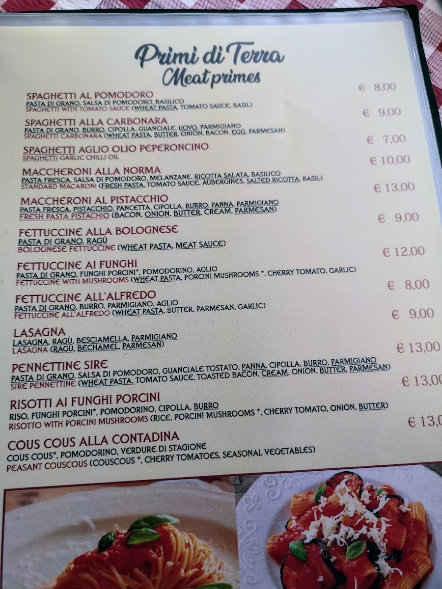 Menu Ristorante Sire-5