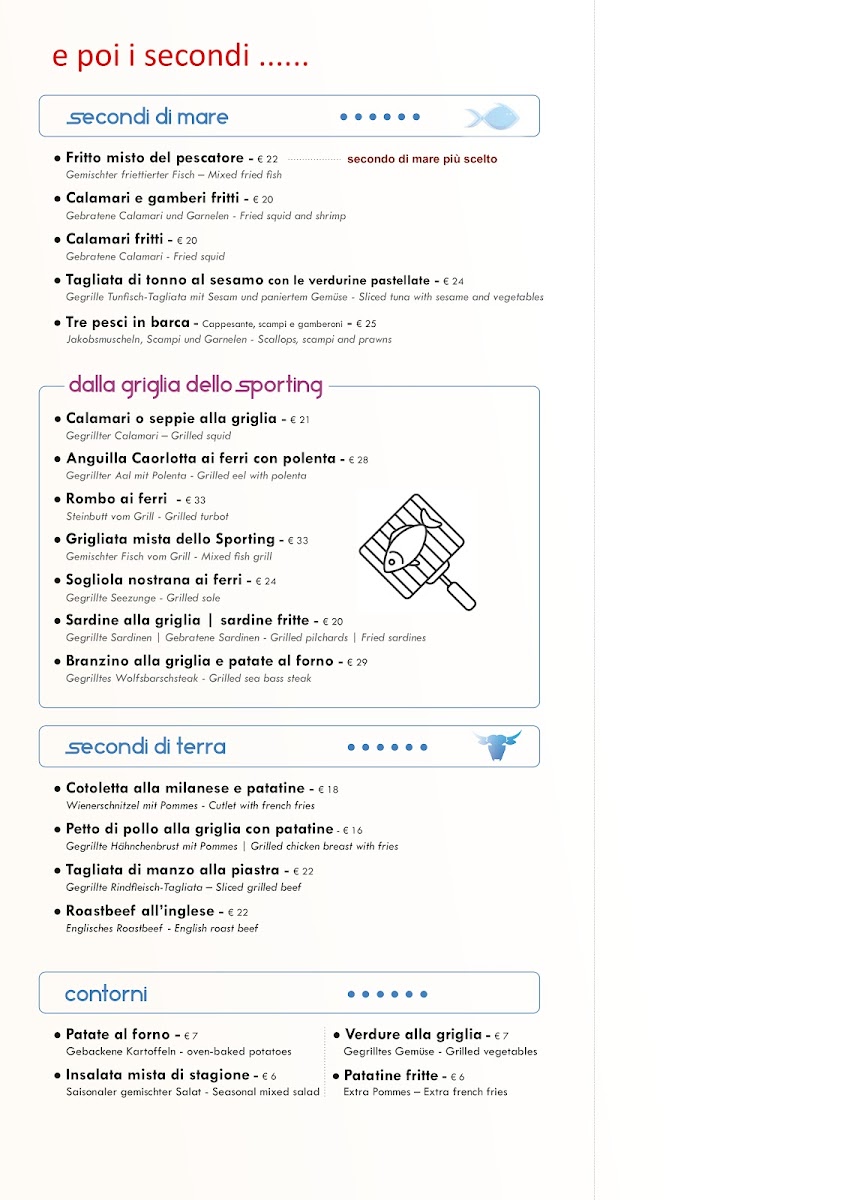 Menu Ristorante Sporting Caorle-1