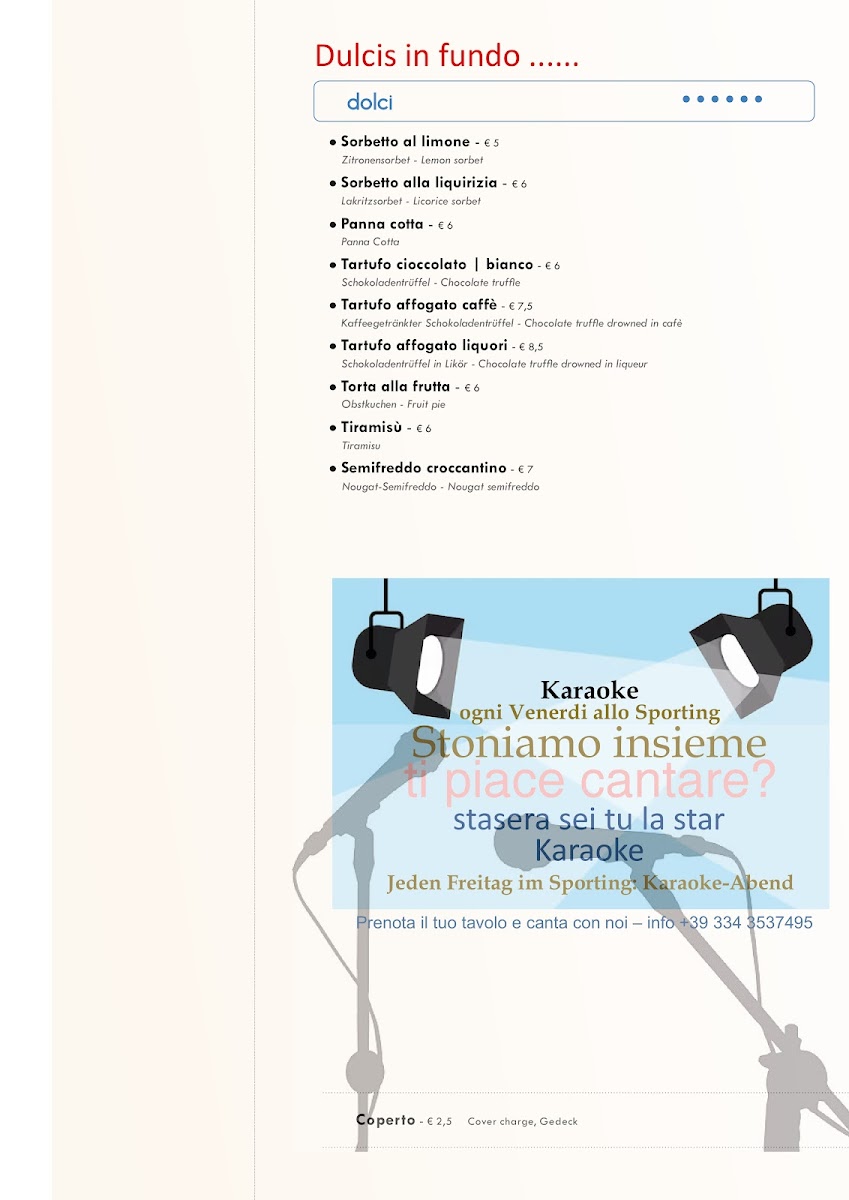 Menu Ristorante Sporting Caorle-4