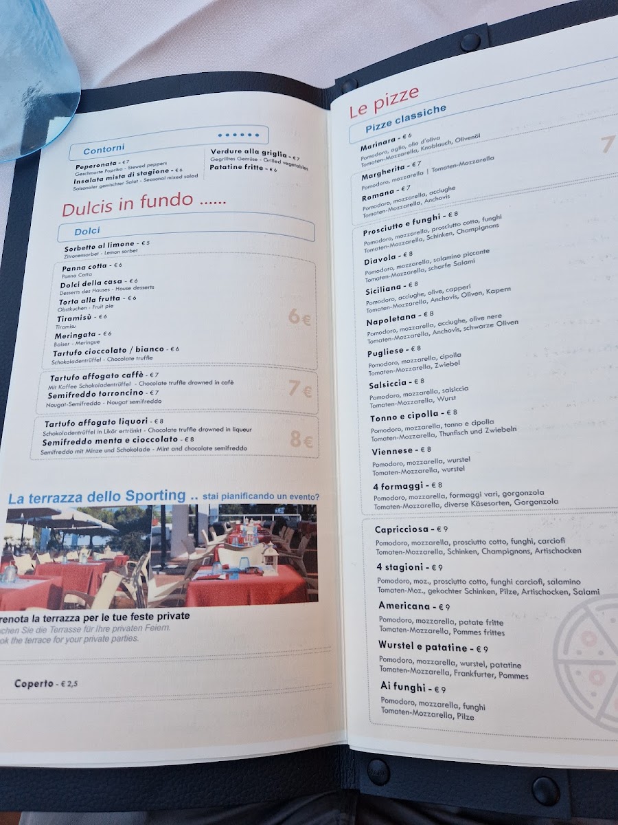 Menu Ristorante Sporting Caorle-8