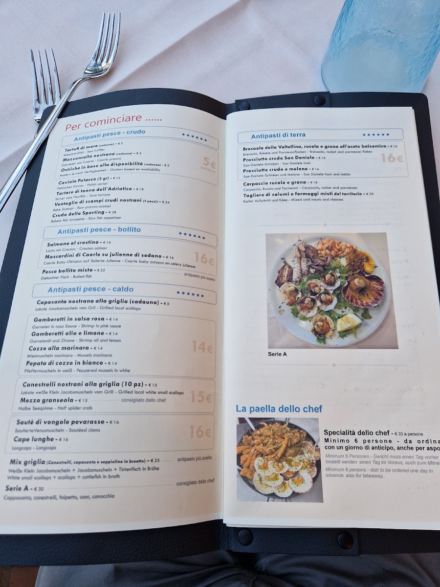 Menu Ristorante Sporting Caorle-9