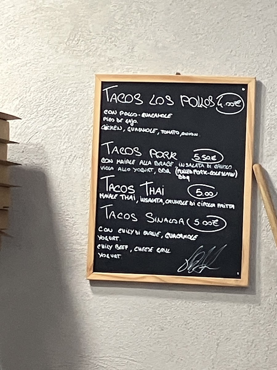 Menu Ristorante 'tacos'-3