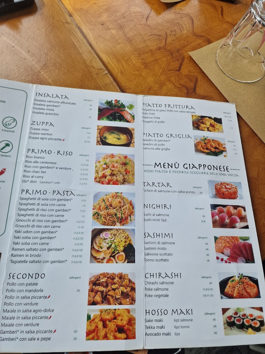 Menu Ristorante Take-2