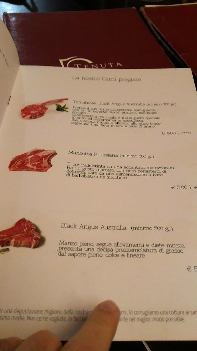 Menu Ristorante Tenuta Antica-1