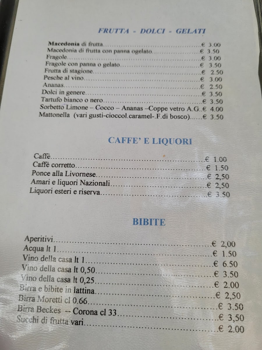 Menu Ristorante Trattoria Da Rosa-3