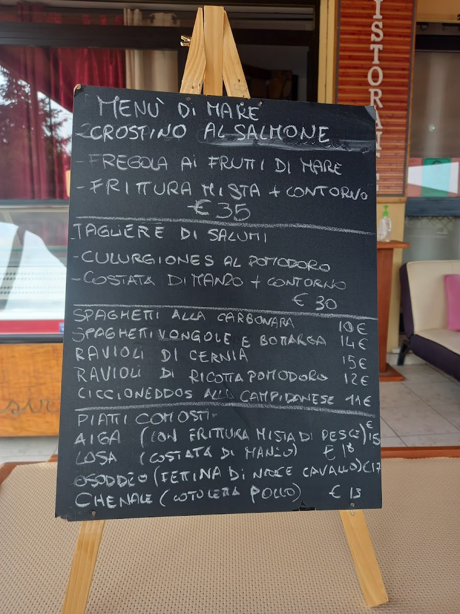 Menu Ristorante Trattoria Le Plaisir-2