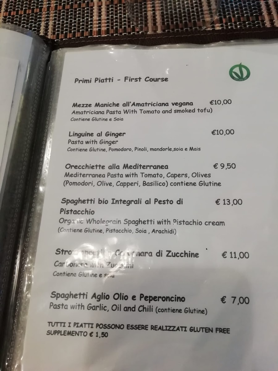 Menu Ristorante Vegano Ma Va? | Prati-5