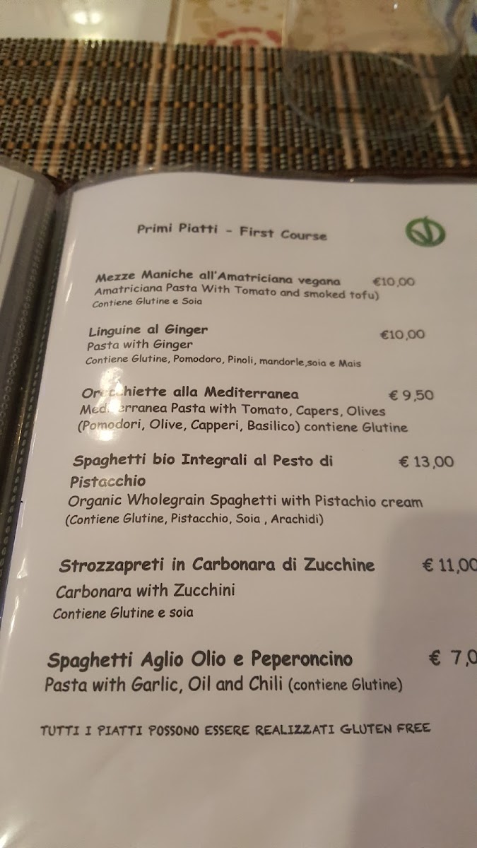 Menu Ristorante Vegano Ma Va? | Prati-6