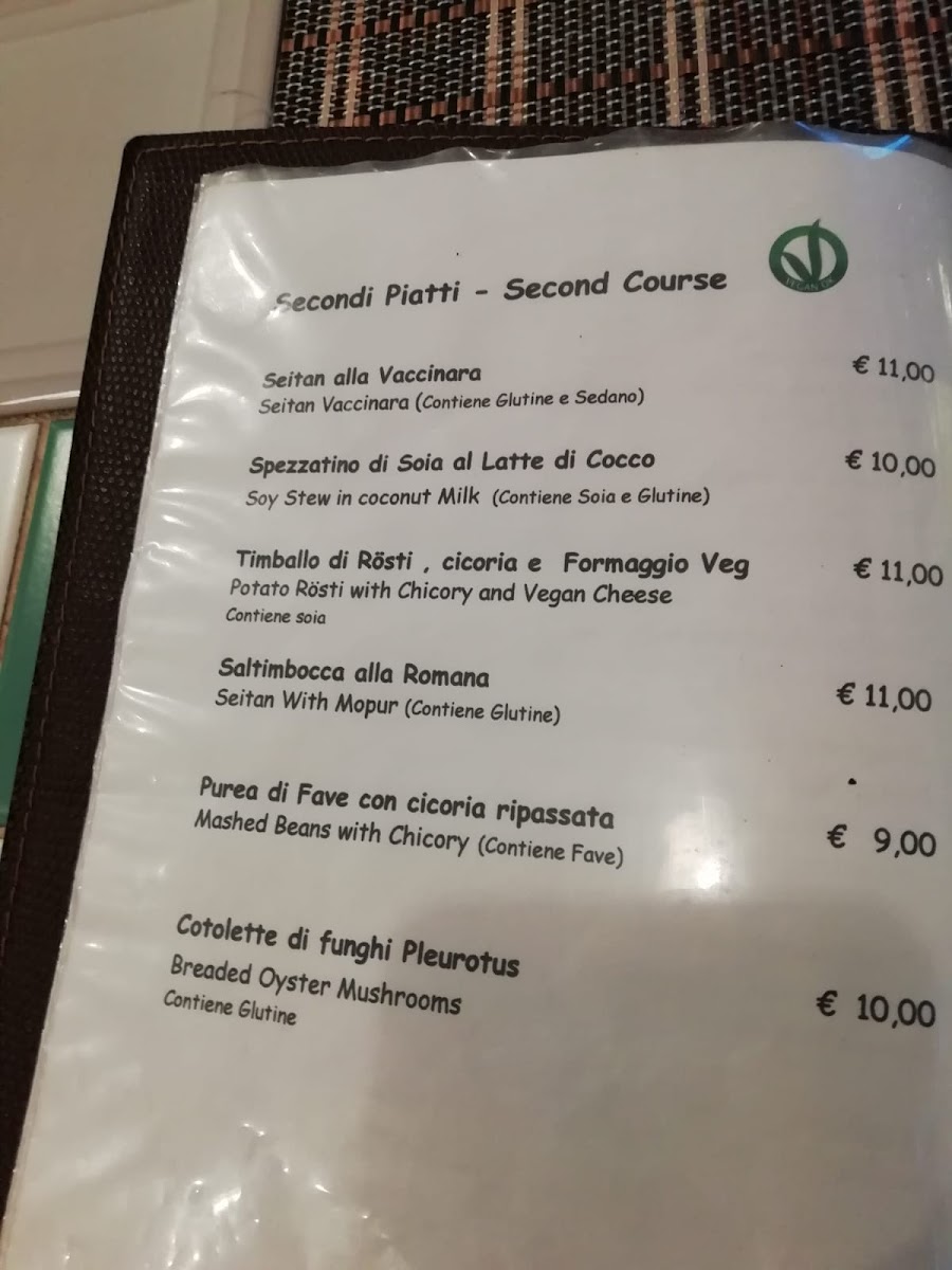 Menu Ristorante Vegano Ma Va? | Prati-8