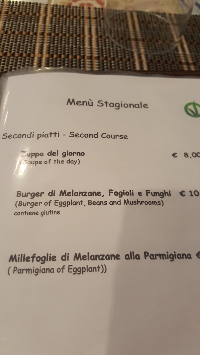 Menu Ristorante Vegano Ma Va? | Prati-9