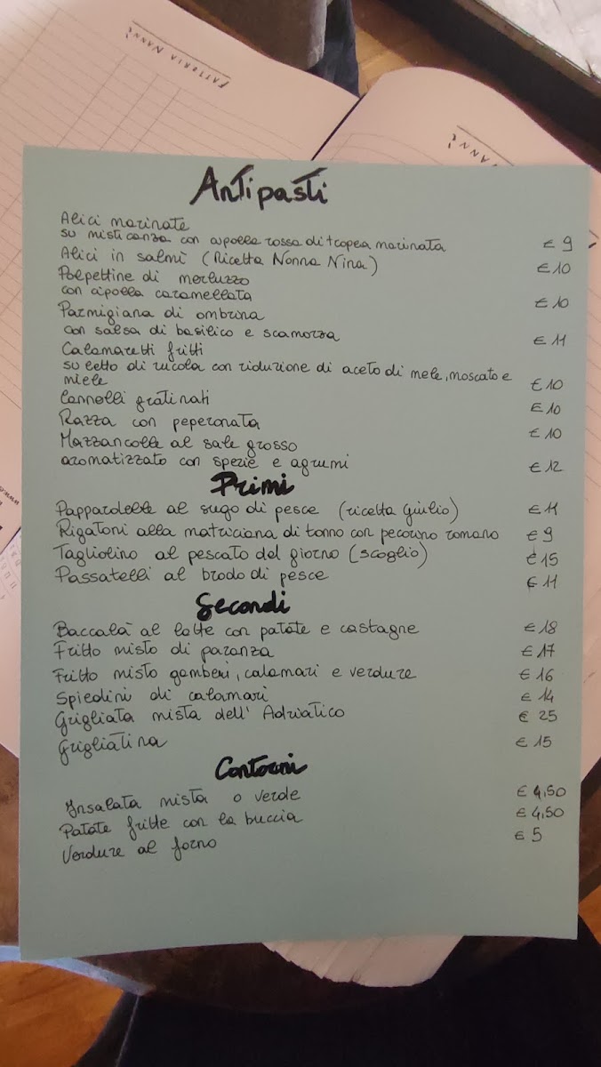 Menu Ristorantino Da Giulio-1