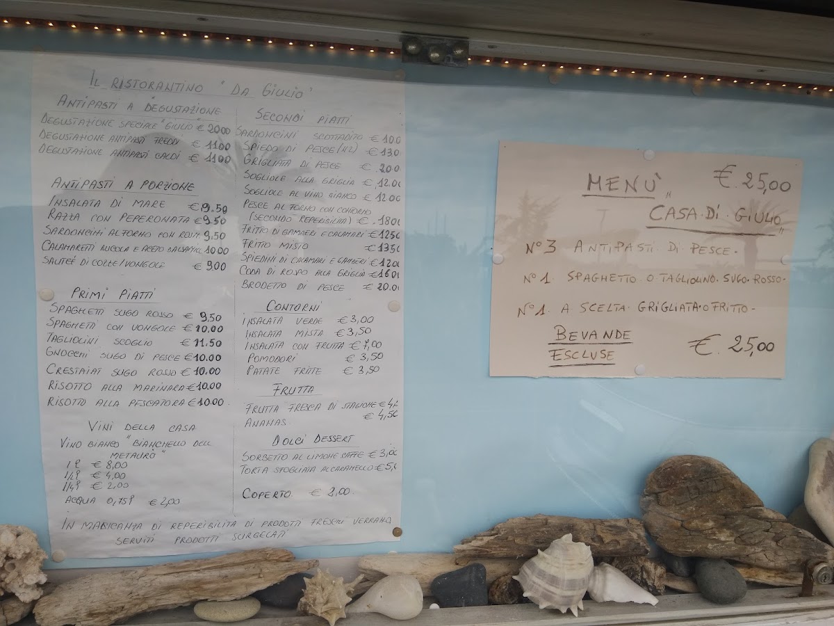 Menu Ristorantino Da Giulio-2