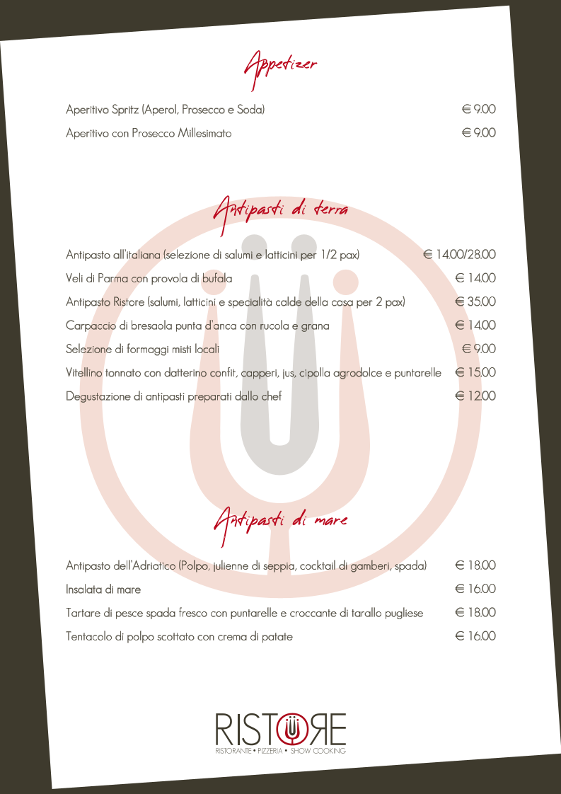 Menu Ristore Ristorante Pizzeria Self Service-5