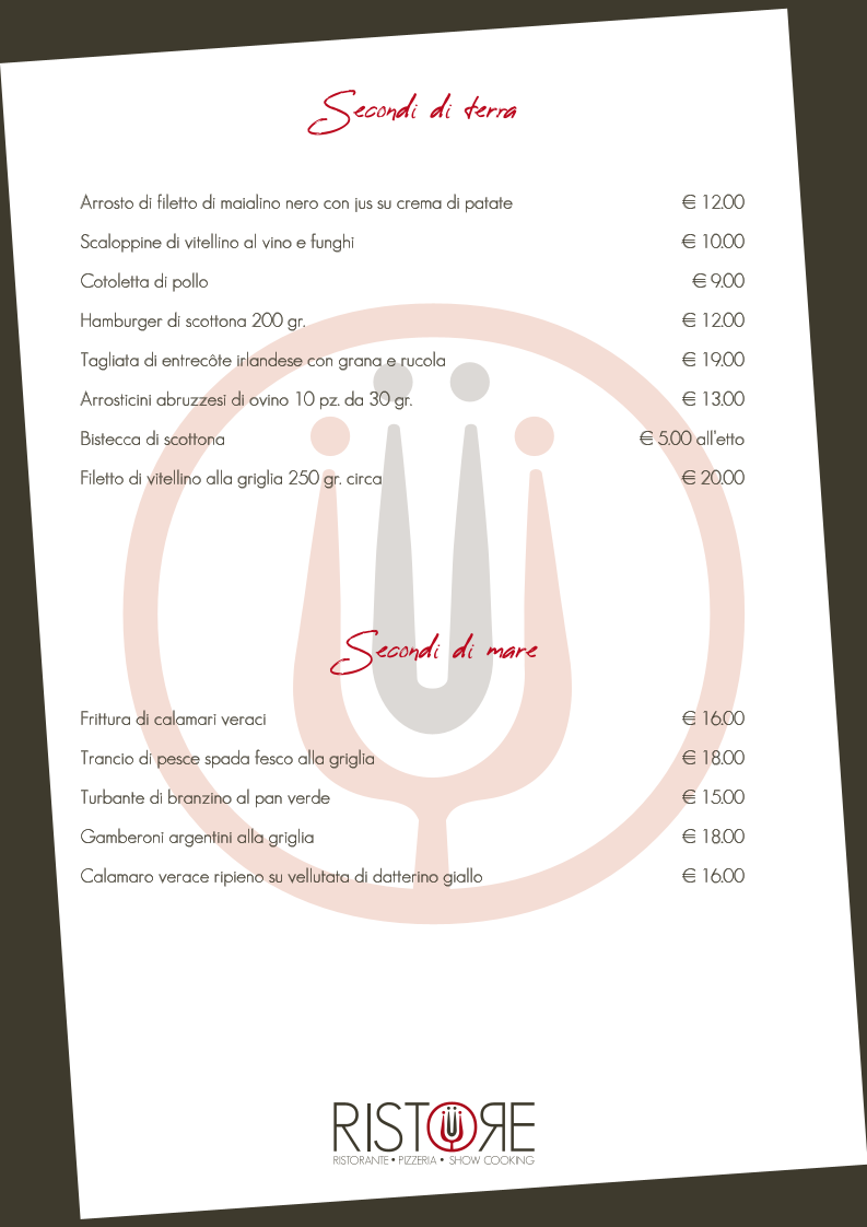 Menu Ristore Ristorante Pizzeria Self Service-7