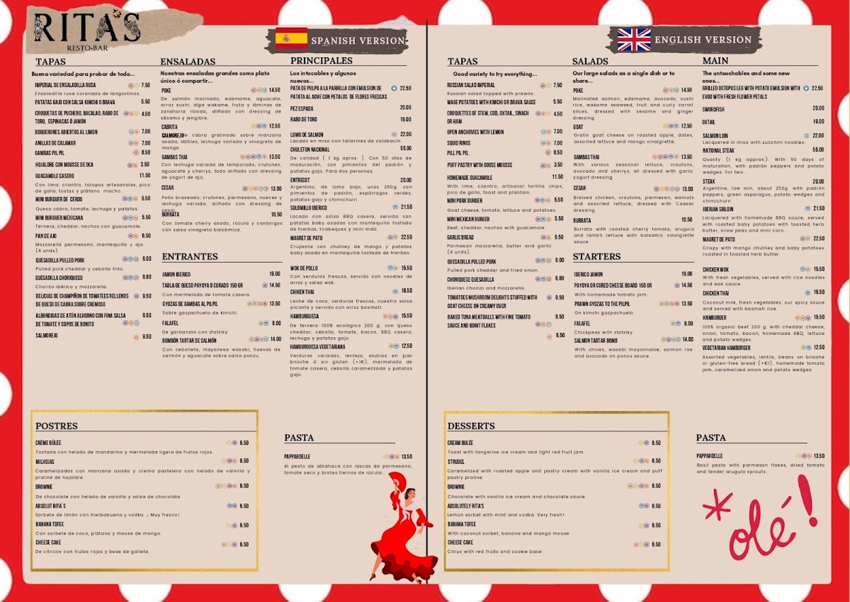 Menu Ritas Resto Bar-1