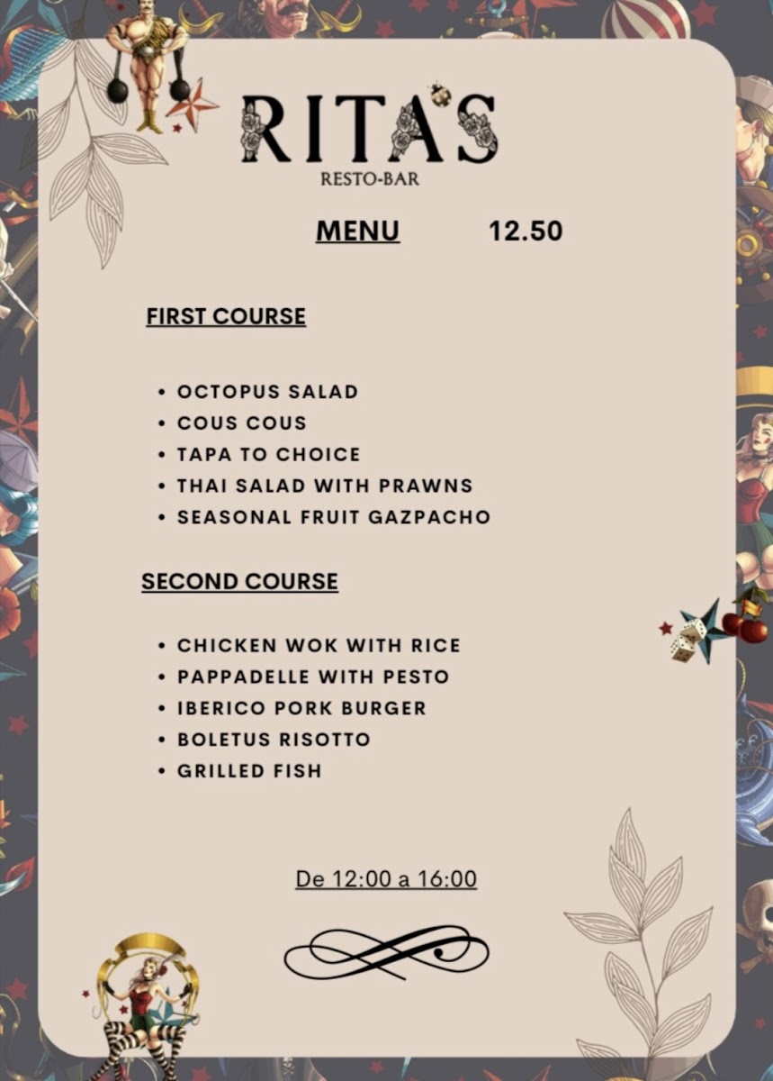 Menu Ritas Resto Bar-7